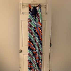 Lily Pulitzer halter maxi dress size medium